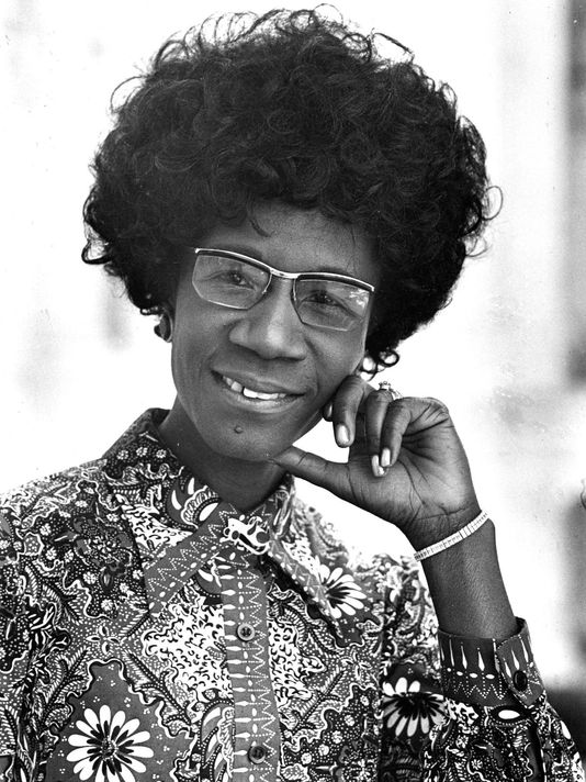 Headshot of Shirley Chisholm